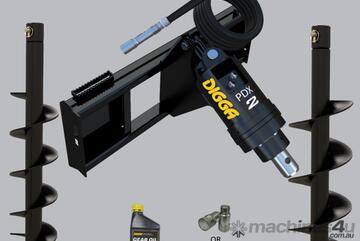Digga PDX2 auger drive combo package tractor up to 85Hp