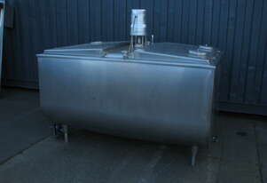 Jacketed Stainless Steel Tank with Agitator Mixer - 1600L - Sunset