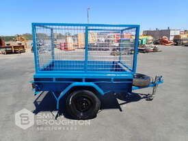 2007 JOHN PAPAS SINGLE AXLE CAGED BOX TRAILER - picture0' - Click to enlarge
