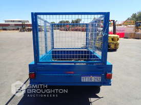 2007 JOHN PAPAS SINGLE AXLE CAGED BOX TRAILER - picture1' - Click to enlarge