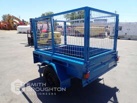 2007 JOHN PAPAS SINGLE AXLE CAGED BOX TRAILER - picture2' - Click to enlarge