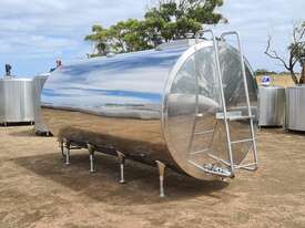 STAINLESS STEEL TANK, MILK VAT 8600lt - picture0' - Click to enlarge