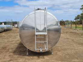 STAINLESS STEEL TANK, MILK VAT 8600lt - picture1' - Click to enlarge