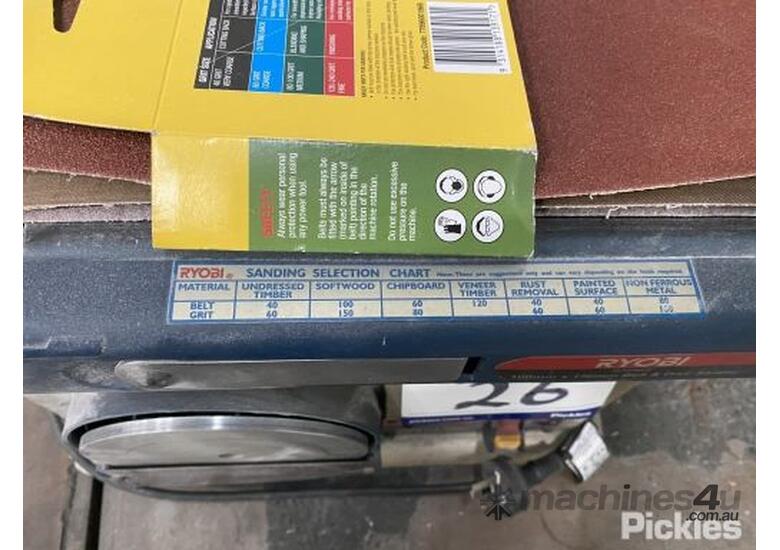 Used Ryobi BDS4600 Belt Disc Sander Belt Conveyor in , Listed on