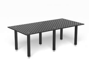 Basic 8.7 - 2400x1200x25 Plasma nitrided Diagonal grid 6x Leg standard equipment 815