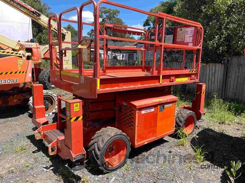 26ft Used JLG Diesel 4WD Scissor Lift Rough Terrain All wheel drive