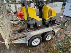 Wacker Neuson double drum roller with trailer  - picture0' - Click to enlarge