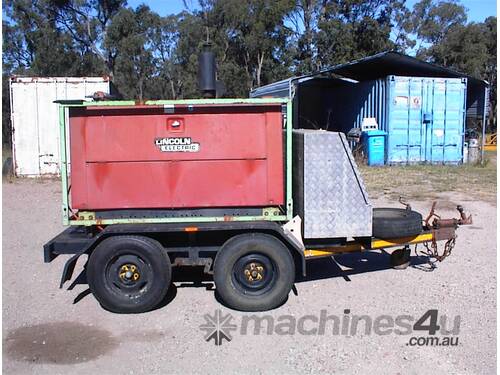 Trailer mounted welder/generator