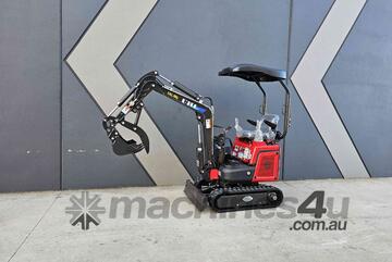 UME10P 10Hp Koop Engine mini excavator with Swing Boom and free 9 Attachments