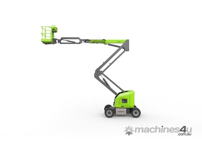 caption ZOOMLION 46FT Lithium Battery Articulating Boom Lift with AC Motor