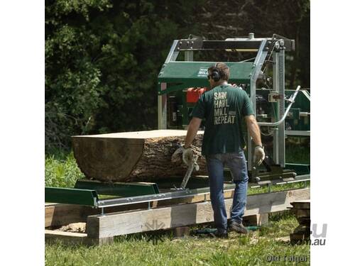 caption Introducing the HM136MAXâ„¢ Woodlander Portable 5.1M Sawmill from Woodland Mills!