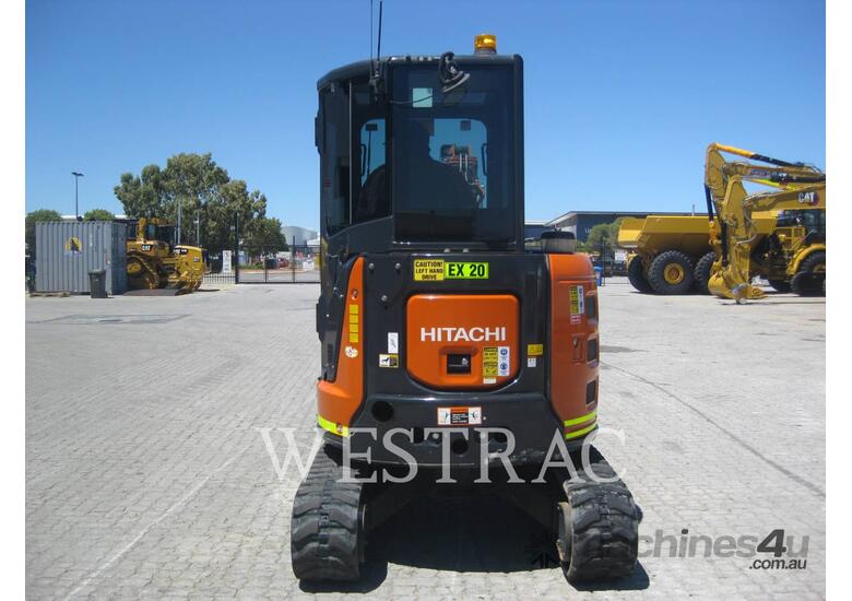caption HITACHI ZX33U-5A Mining Shovel Excavator