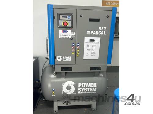 caption ***SOLD***AS NEW Power System Pascal 5.5-8-270 Rotary Screw Compressor