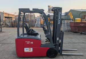 NICHIYU 1.6T Electric Forklift | Low Hours | 3-Wheeler