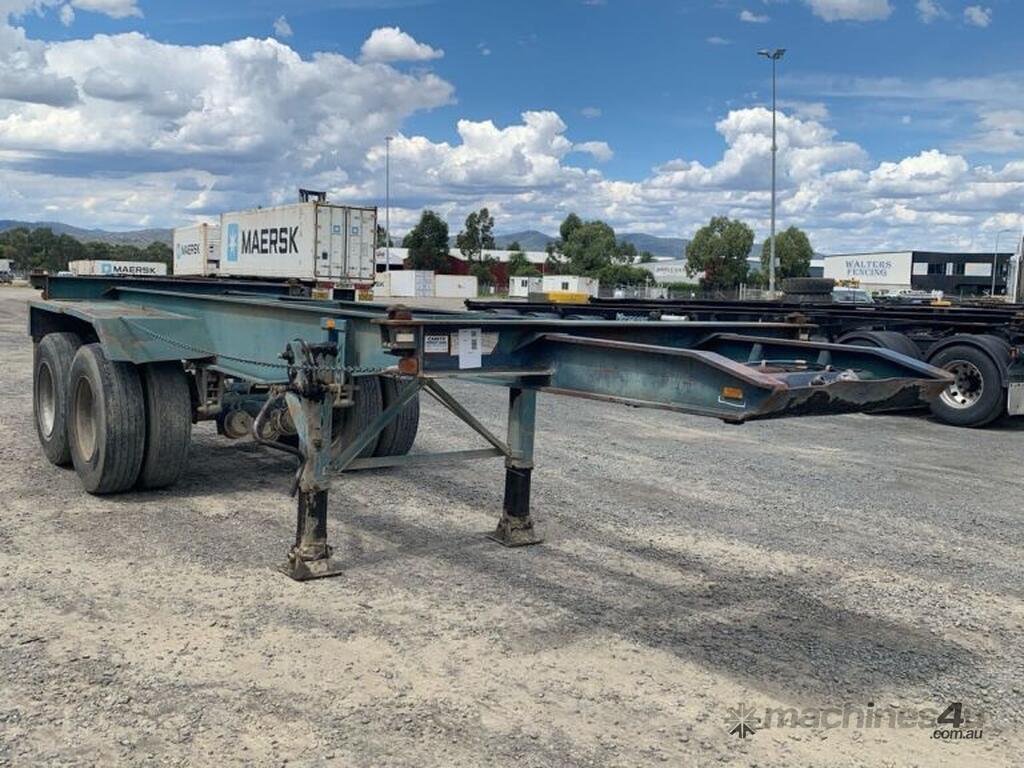 Buy Used 1991 krueger 1991 Krueger ST-2-30 Tandem Axle Skel Trailer ...