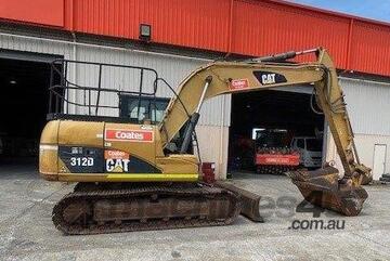 Caterpillar 12T Excavator - Track Mounted with Bucket Attachments
