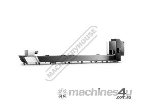 caption BODOR K2-65-6kW Tube Fiber Laser Cutting 6500mm Max Tube Length Max Tube Weight 300Kg