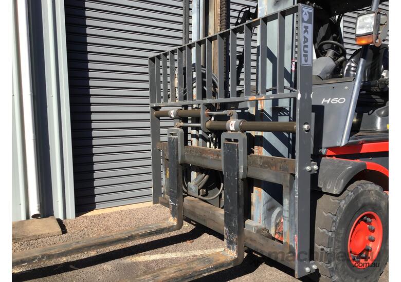 caption Linde Diesel 6T Forklift - Well Maintained, Low Hours, Versatile Machine!