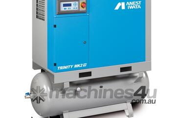 Anest Iwata 7kw Fully Featured screw compressor Air dryer and Filtration on 270 litre Receiver