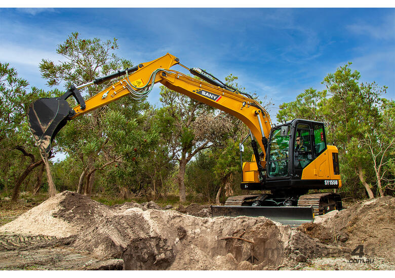 2023 SANY SY155U Excavator | 900mm Pin Included | Demo Unit | SY015GCC07768 