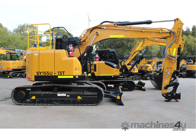 2023 SANY SY155U Excavator | 900mm Pin Included | Demo Unit | SY015GCC07768 