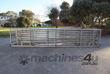 Stainless Steel 7 Tier Belt Cooling Conveyor - 5.6m Long