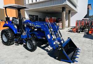 TRIDENT 45HP CANOPY TRACTOR WITH INDUSTRIAL TYRES / TURF TYRES (2,670KG GROSS WEIGHT)