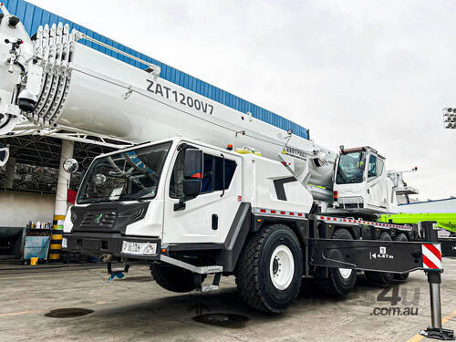 caption Zoomlion 120T All Terrain Crane ZAT1200V753 - Robust and Versatile Powerhouse!