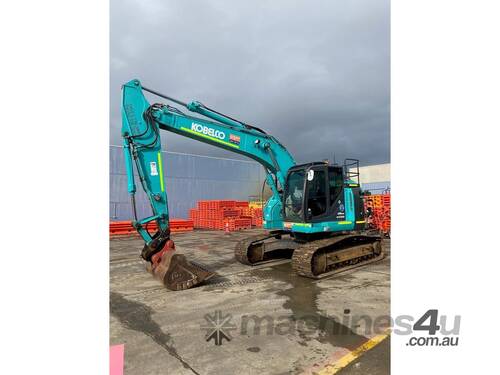 caption 2018 KOBELCO SK235SR-2 25tn with Quick Hitch & Buckets