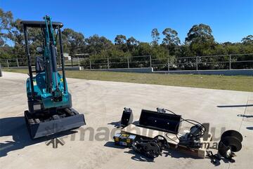 Mini 1t Excavator with Attachments