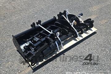 Unused 2024 Captok Selection of Mini Excavator Attachments, QTY (8of) , Rake, Ripper, Auger,12inch A