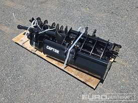 Unused Captok Selection of Mini Excavator Attachments, QTY (7 of) , Rake, Ripper, Auger, 12inch Auge - picture2' - Click to enlarge