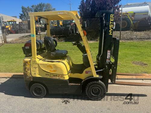 Forklift Hyster 2 Tonne Gas Container Mast Side Shift 6529 hours
