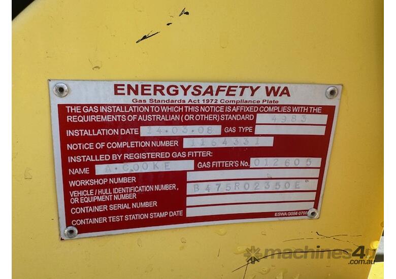 Forklift Hyster 2 Tonne Gas Container Mast Side Shift 6529 hours