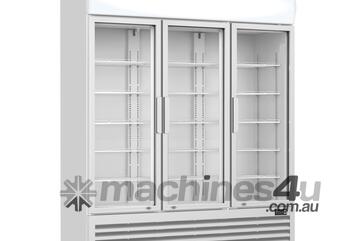 Thermaster Three Glass Door Colourbond Upright Drink Fridge LG-1203P