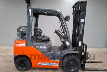 Wollongong Forklift: 2014 Toyota 2.5T LPG, 2-Stage Standard Mast, 3.7m Lift!