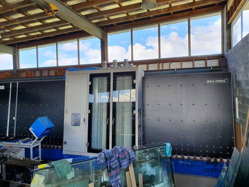 caption Automatic Insulating Glass Line w Equipment Included