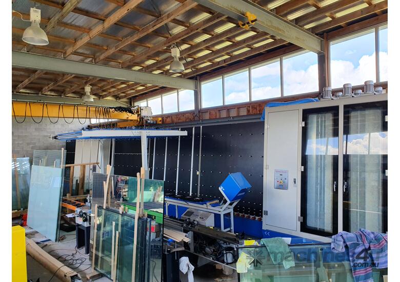 caption Automatic Insulating Glass Line w Equipment Included