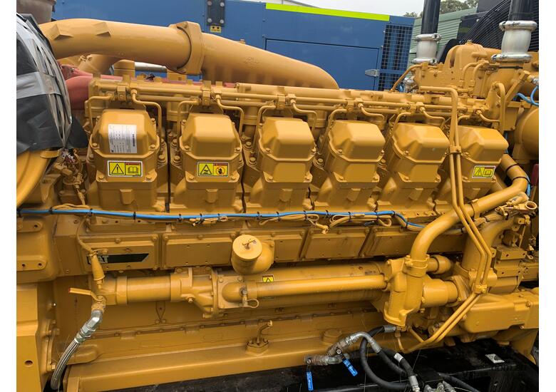 Caterpillar 1250kVA 3512F Generator Set Late Model LOW HOURS 1 only