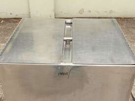 Stainless Steel Mobile Hopper Bin - picture0' - Click to enlarge