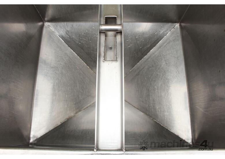Stainless Steel Mobile Hopper Bin