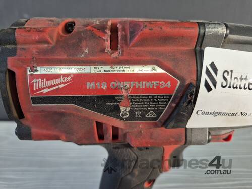 caption Milwaukee 18V FUEL™ ONE-KEY™ Brushless 3/4