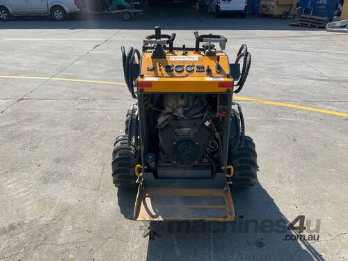 caption Hysoon HY380 Stand Behind Mini Loader