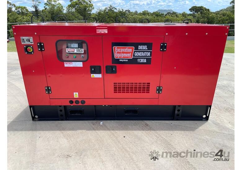EXEQ 110KVA Silenced Diesel Generator