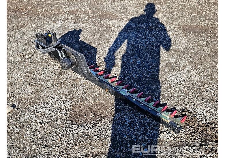 Unused Captok Hedge Trimmer To Suit 1-2 Ton Excavator, Pin Diameter 1