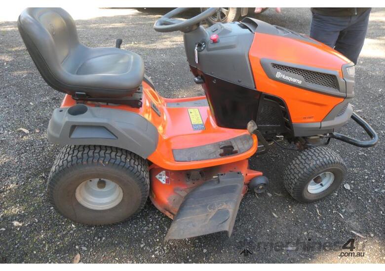 caption Husqvarna Ride- On Lawn Mower