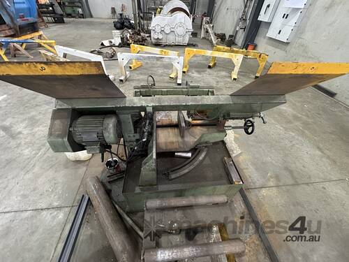 caption Hafco Metal Master Horizontal Bandsaw