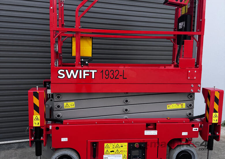 Swift 1932-L 19ft Electric Scissor Lift with Outriggers image 4