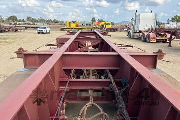 2017 Barker Heavy Duty Tri Axle Tri Axle Skel Trailer