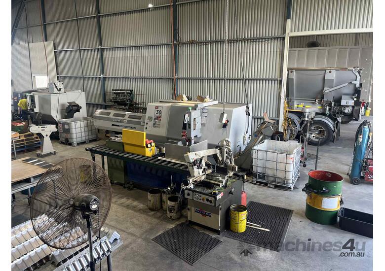 USED HAAS SL30 LATHE WITH LIVE TOOLING - 09/07